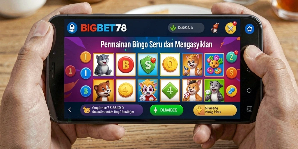 Tampilan gameplay BIGBET78 yang seru dan interaktif.