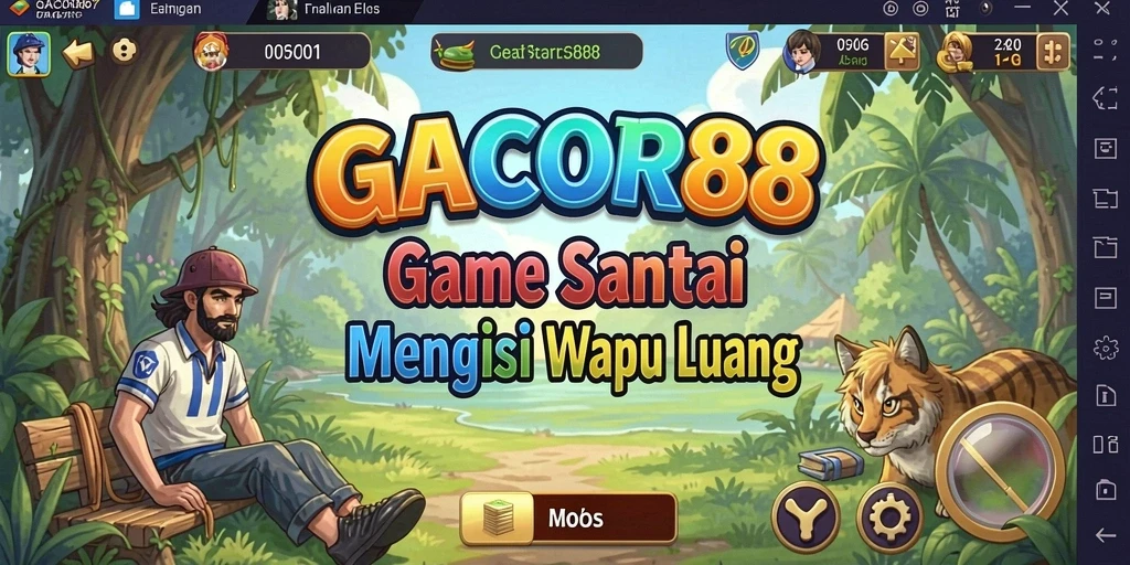 Tampilan gameplay menarik dari GACOR88 saat bermain bersama teman.