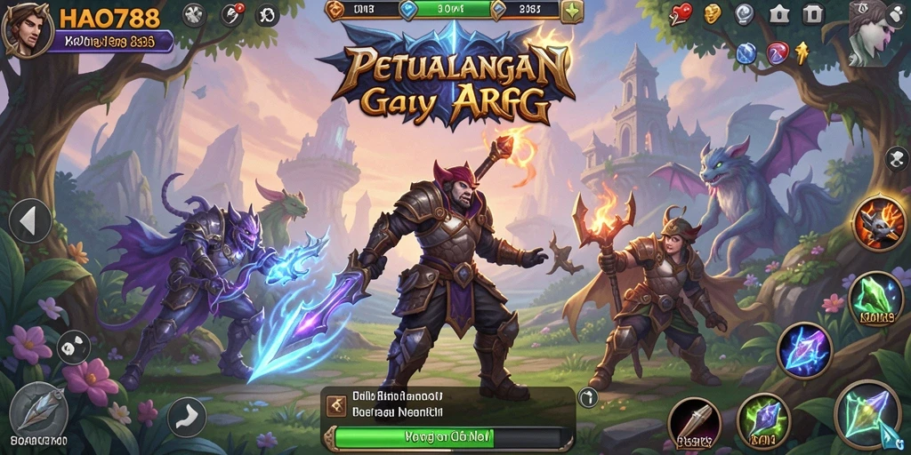 Tangkapan layar dari gameplay HAO788 yang mendebarkan dengan pertarungan yang intens.