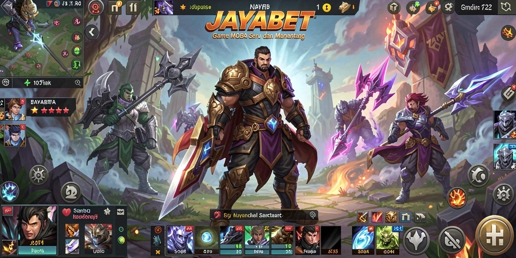 Tangkapan layar dari gameplay intens <strong>JAYABET</strong> yang menggambarkan pertempuran tim seru.
