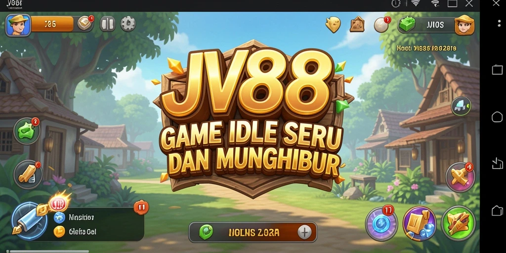 Tampilan gameplay JV88 yang menarik dan penuh warna.