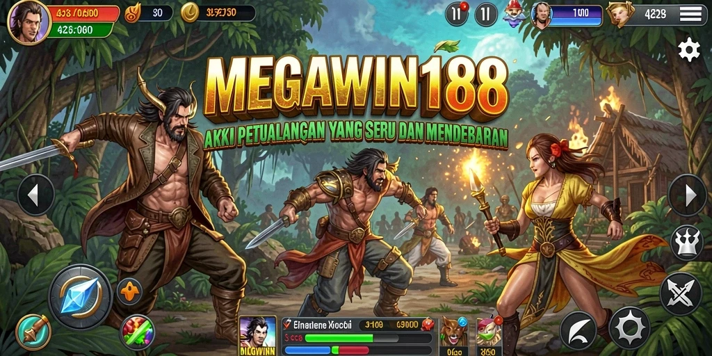 Tangkapan layar gameplay MEGAWIN188 dengan aksi cepat dan seru.