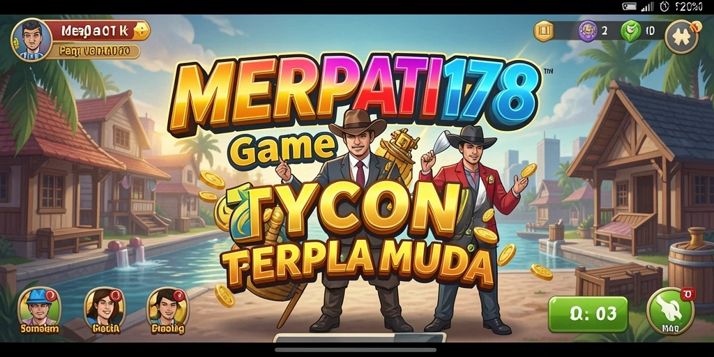 Screenshot gameplay MERPATI178 menampilkan keseruan membangun bisnis.