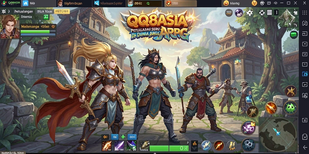Tampilan menarik dari gameplay QQ88ASIA dengan pertarungan seru.
